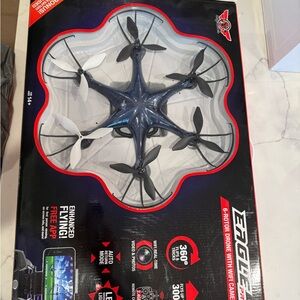 Eagle Pro 6-Rotor Drone with Camera read description